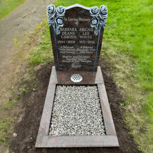 Example of work in cemetery
