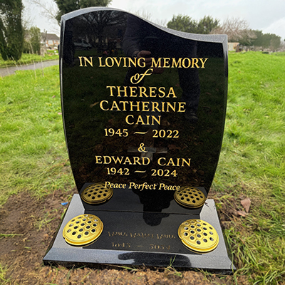 Example of work in cemetery
