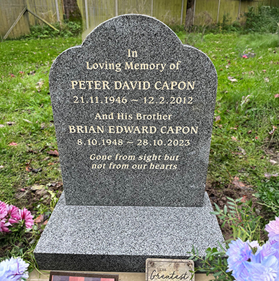 Example of work in cemetery