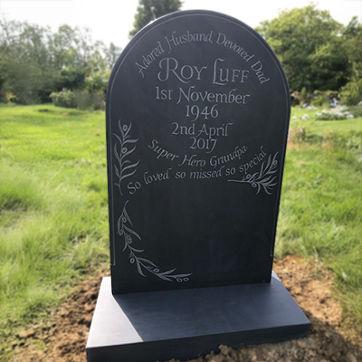 Example of work in cemetery
